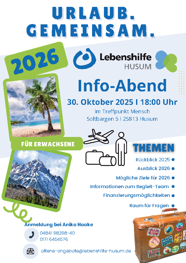 Info-Abend Ferienfreizeit 2026