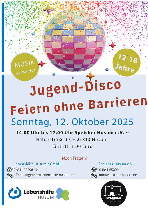 Jugend Disco im Speicher Husum