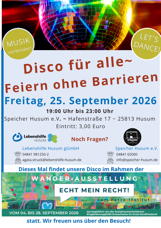 Disco für alle - Feiern ohne Barrieren